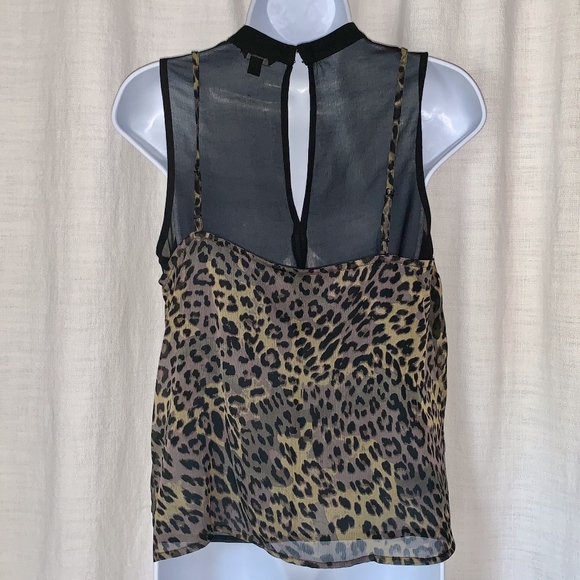 NWOT- Guess Odessa Animal Print Layered Top! - Picture 4 of 5